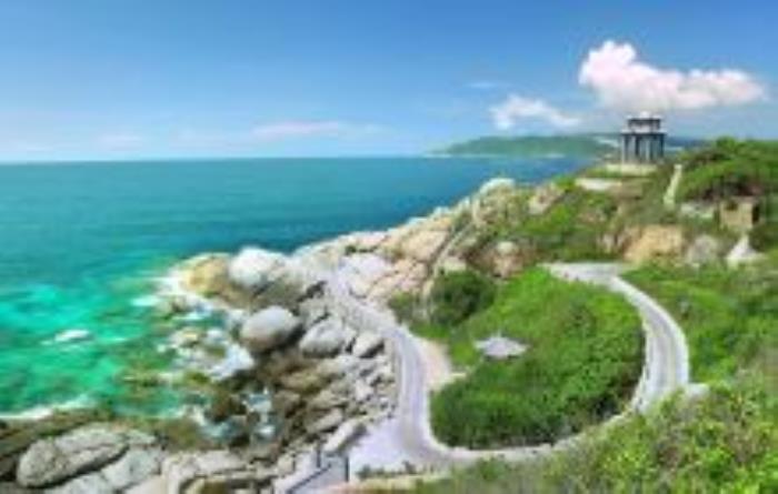 电瓶车环岛海南景点